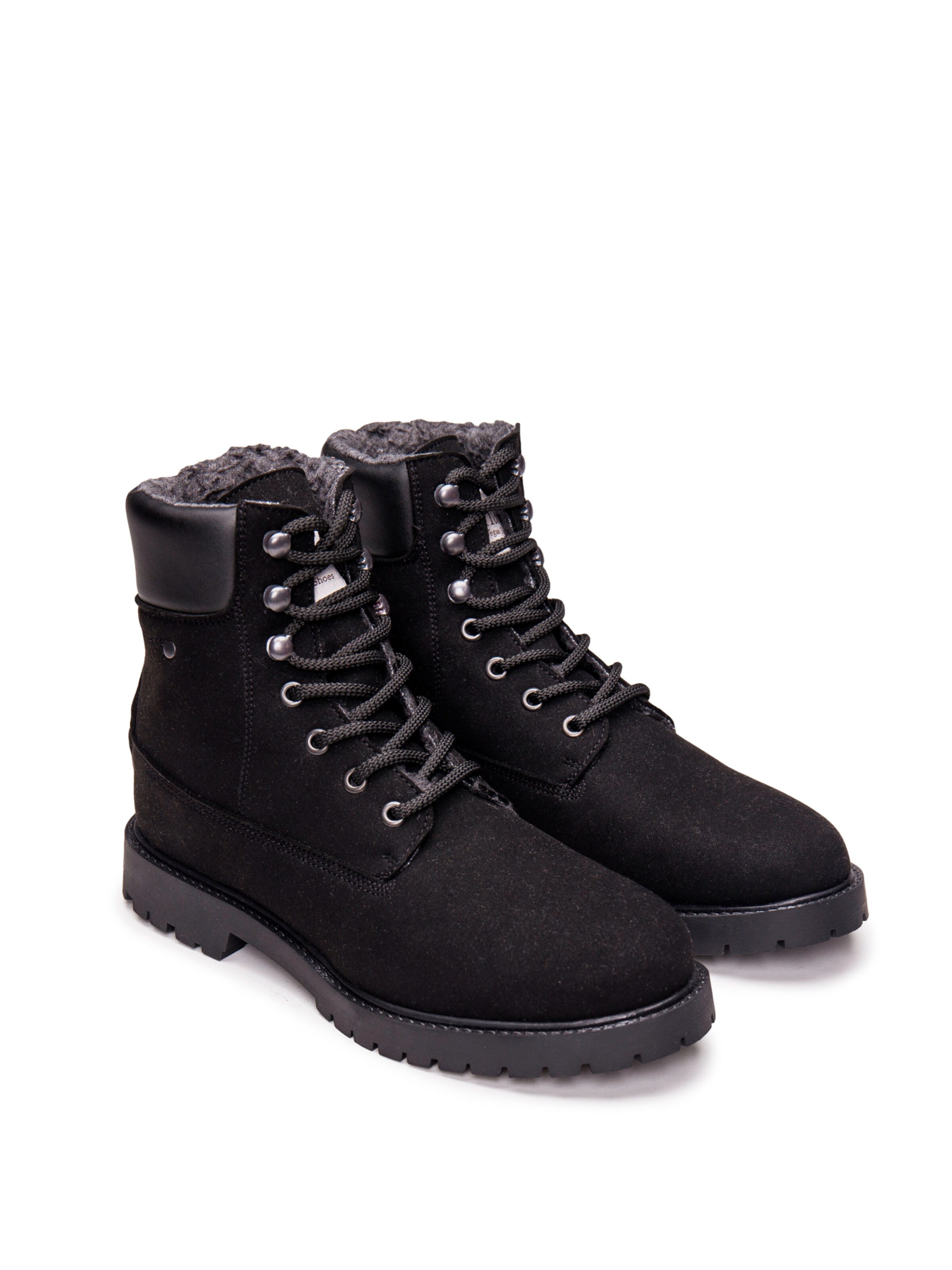 nae Vegan Shoes - Botas com atacadores 'Gadea' em preto