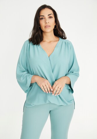 SPGWOMAN Blouse in Blauw: voorkant