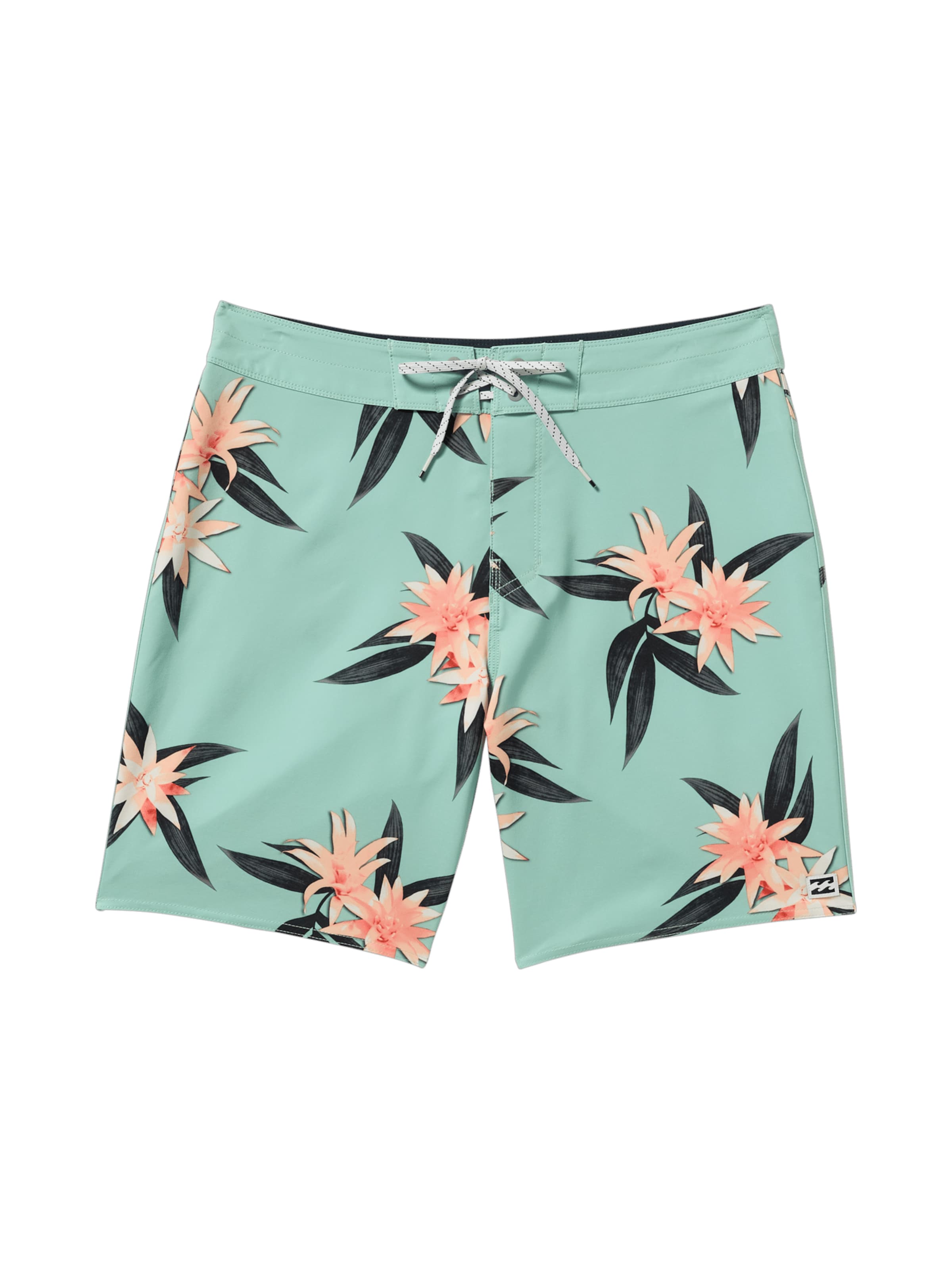 Boardshorts 'Sundays Pro' BILLABONG en vert : devant