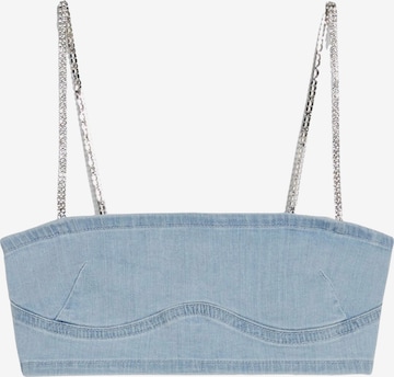 Bershka Top in Blauw: voorkant