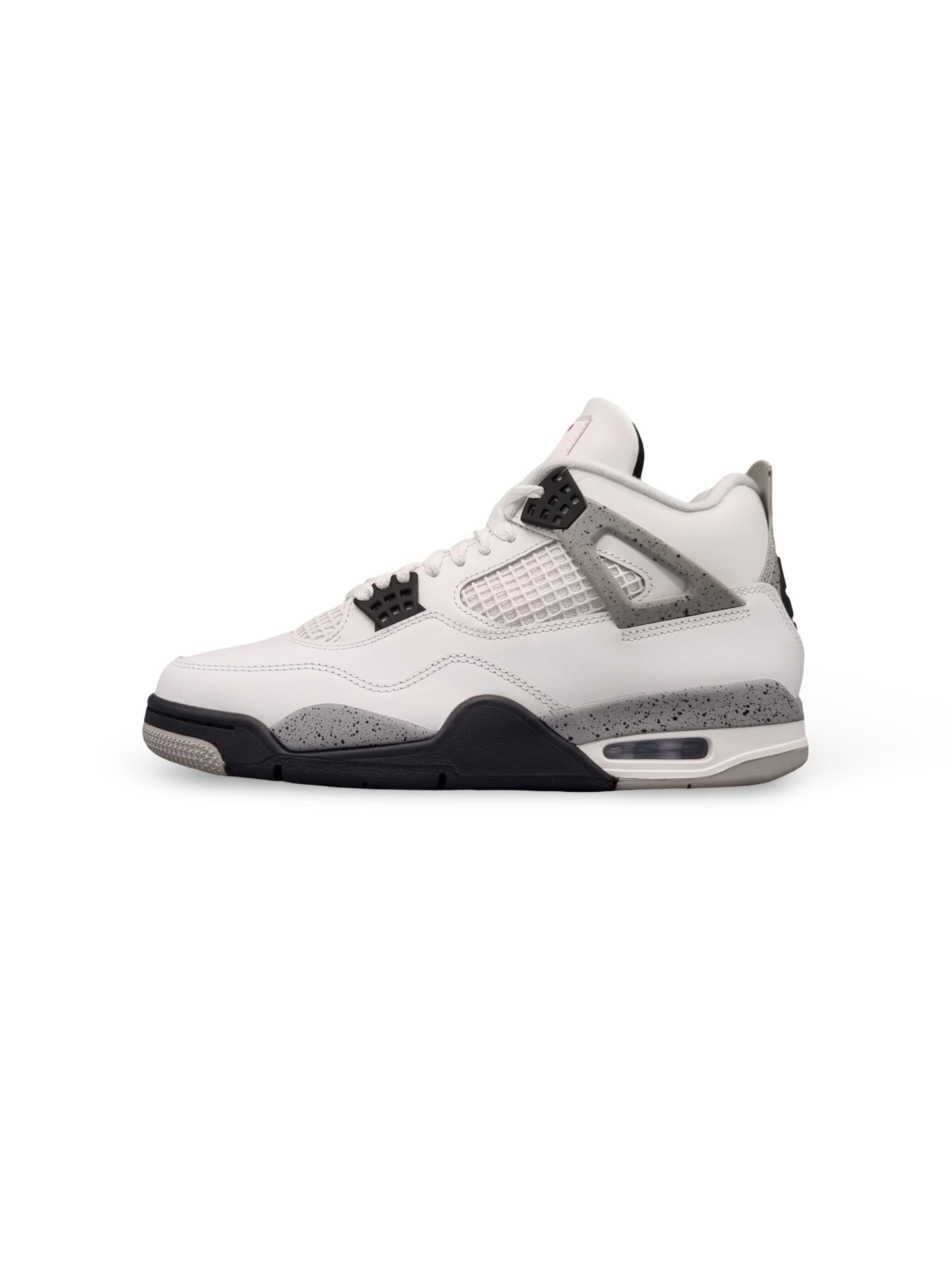 NIKE Sneakers 'Nike Air Jordan 4 White Cement' in 36 in White, Item view