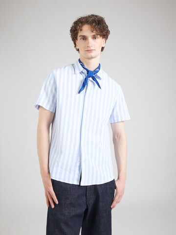 SELECTED HOMME Средняя посадка Рубашка в Синий: спереди