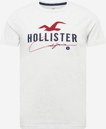 T-Shirt HOLLISTER en gris : devant