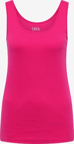 CECIL Top in Pink: front