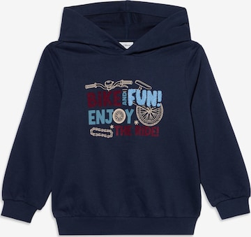 s.Oliver - Sweatshirt em azul: frente