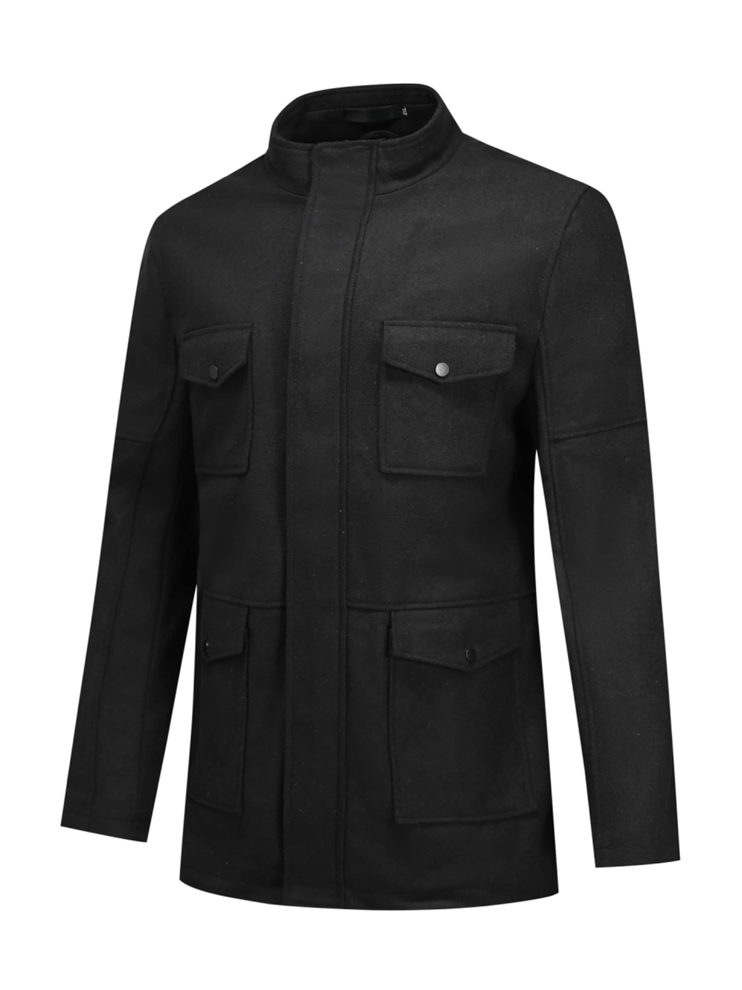 Youthup Winter Coat in Black