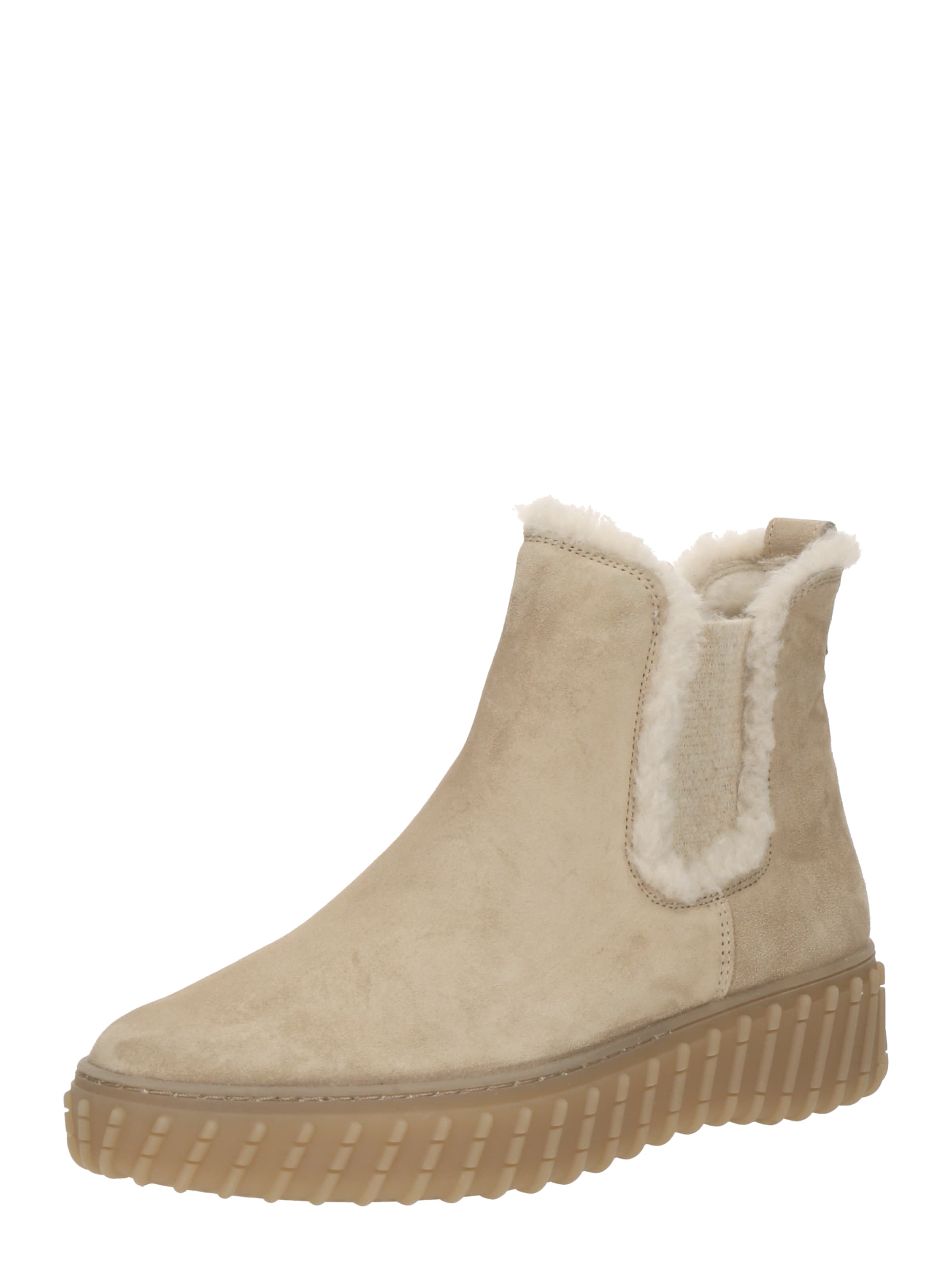 Paul Green Chelsea boots i beige: framsida