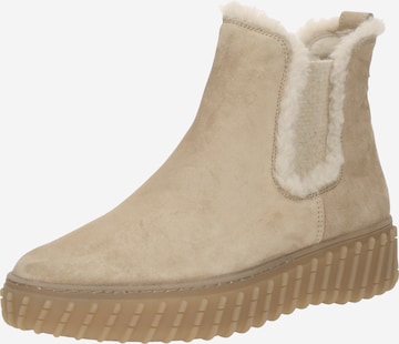 Paul Green Chelsea-bootsi värissä beige: etupuoli