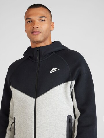 Nike Sportswear Bluza rozpinana 'Tech Fleece' w kolorze szary