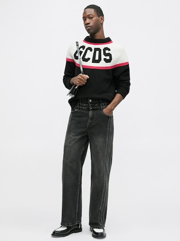 GCDS Sweter w kolorze czarny