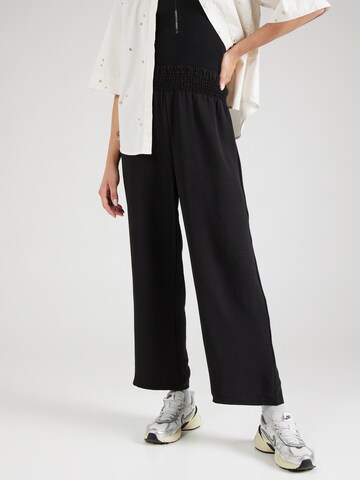 PIECES Loose fit Pants 'PCKLORE' in Black: front