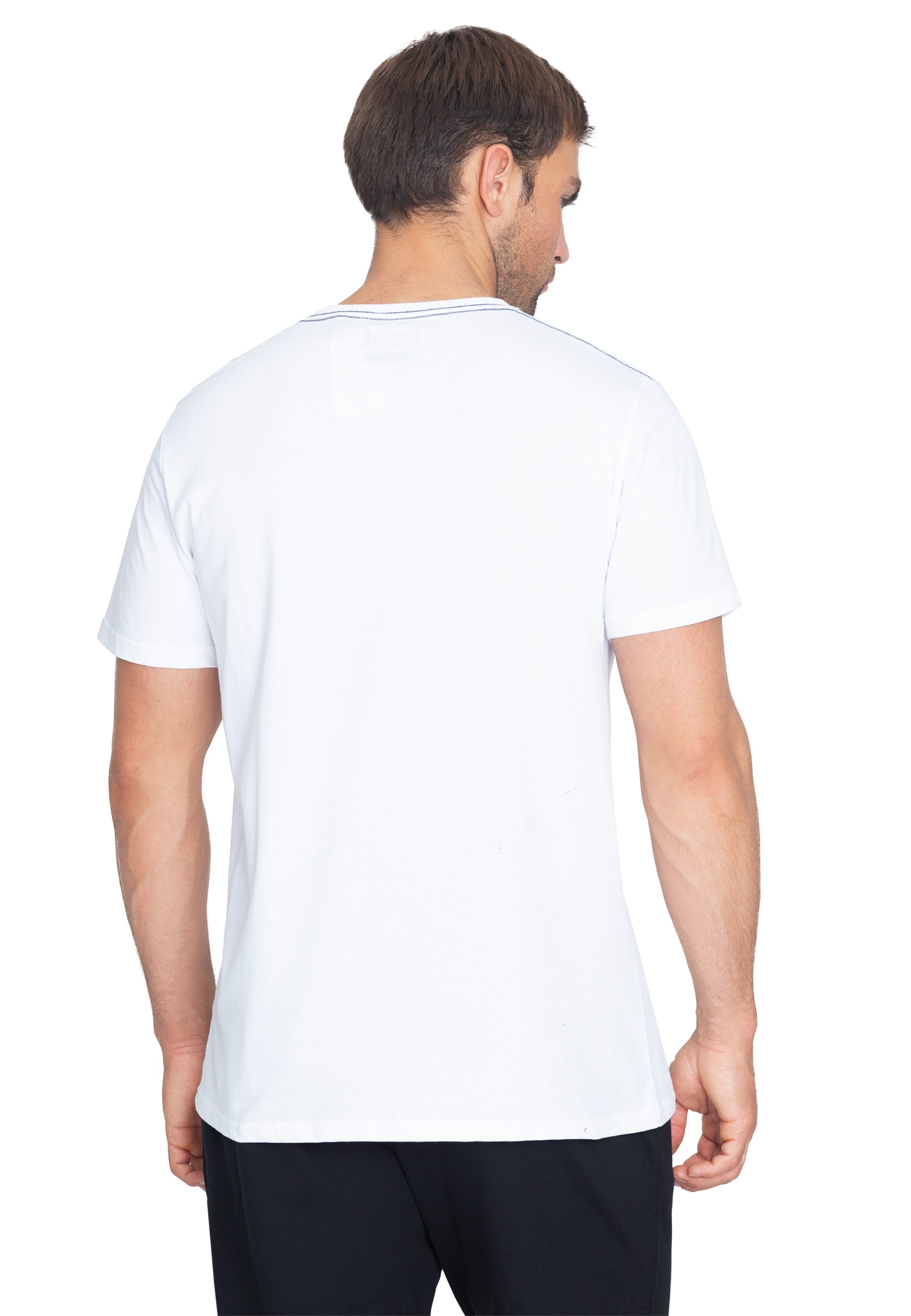 LONSDALE Tričko 'Creaton' - Biela