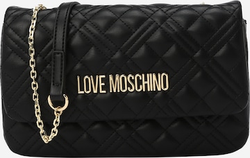 Love Moschino Pisemska torbica | črna barva: sprednja stran