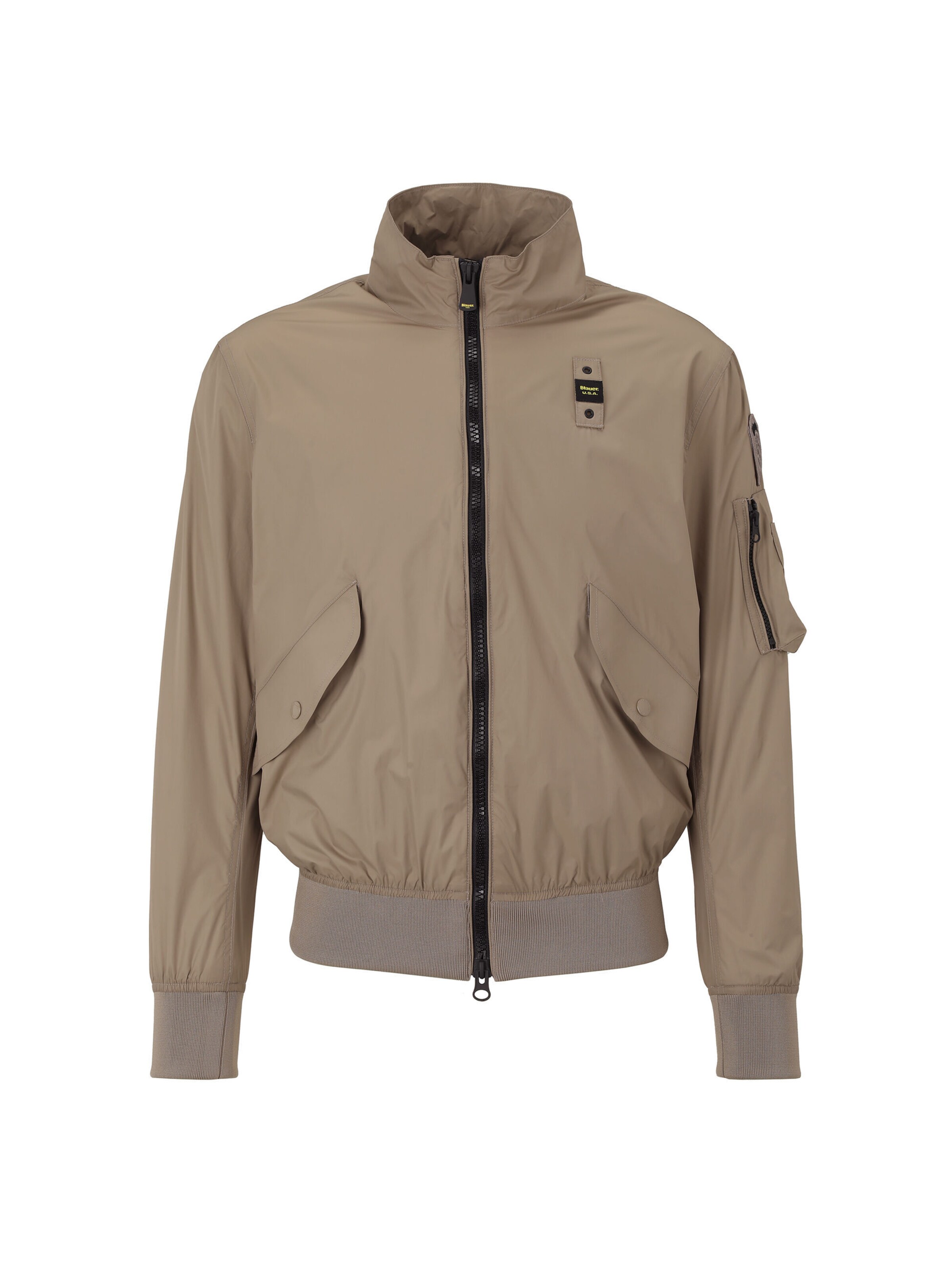Blauer.USA Jacke 'Badger' in Beige: Vorderseite