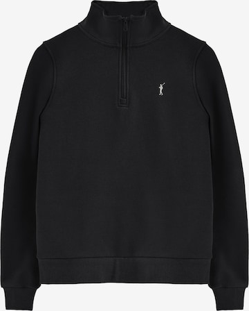 Polo Club Sweatshirt in Schwarz: Vorderseite
