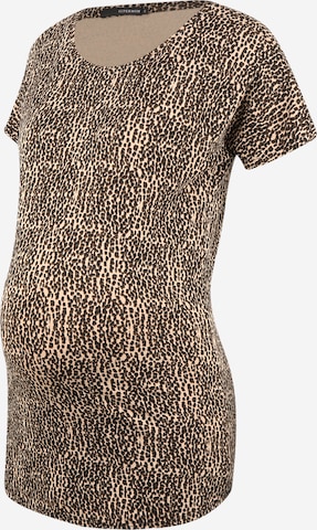 Supermom Shirt 'Animal' in Brown: front