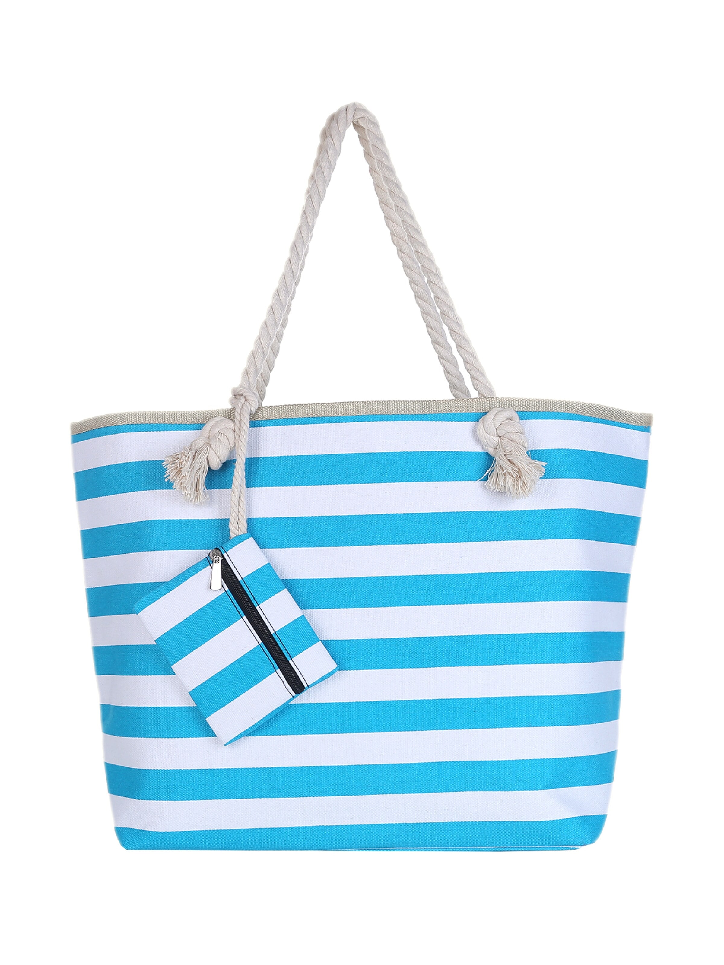 DonDon Beach Bag in Blue: front