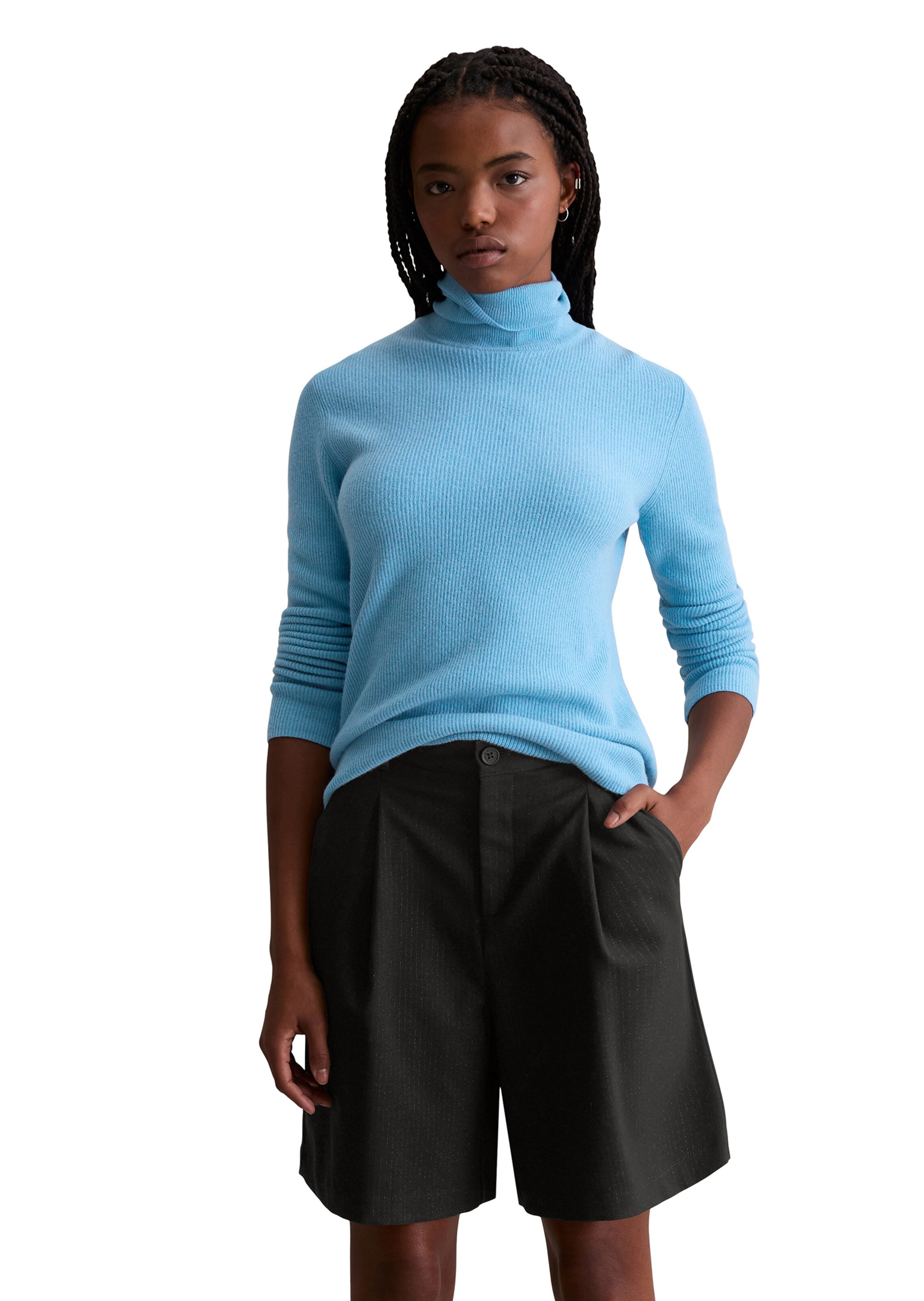 Marc O'Polo DENIM Sweater in Blue: front