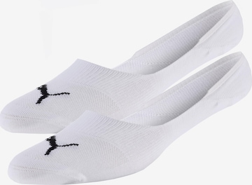 PUMA Ankelsockor i vit: framsida