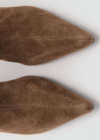 MANGO Stiefelette 'Aline' in Braun