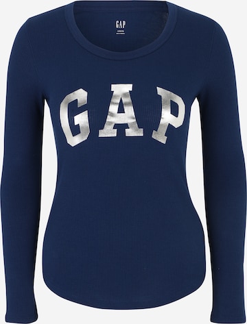 zils Gap Petite T-Krekls: no priekšpuses