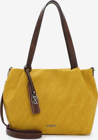 Emily & Noah Shopper 'Elke' in Yellow: front