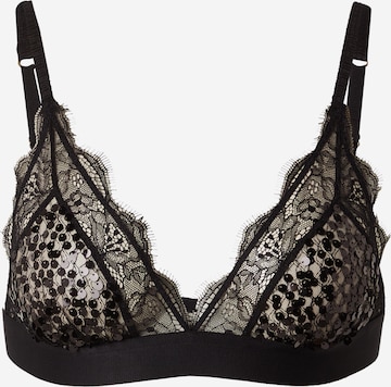 LOVE Stories Kolmio Rintaliivi värissä musta: etupuoli