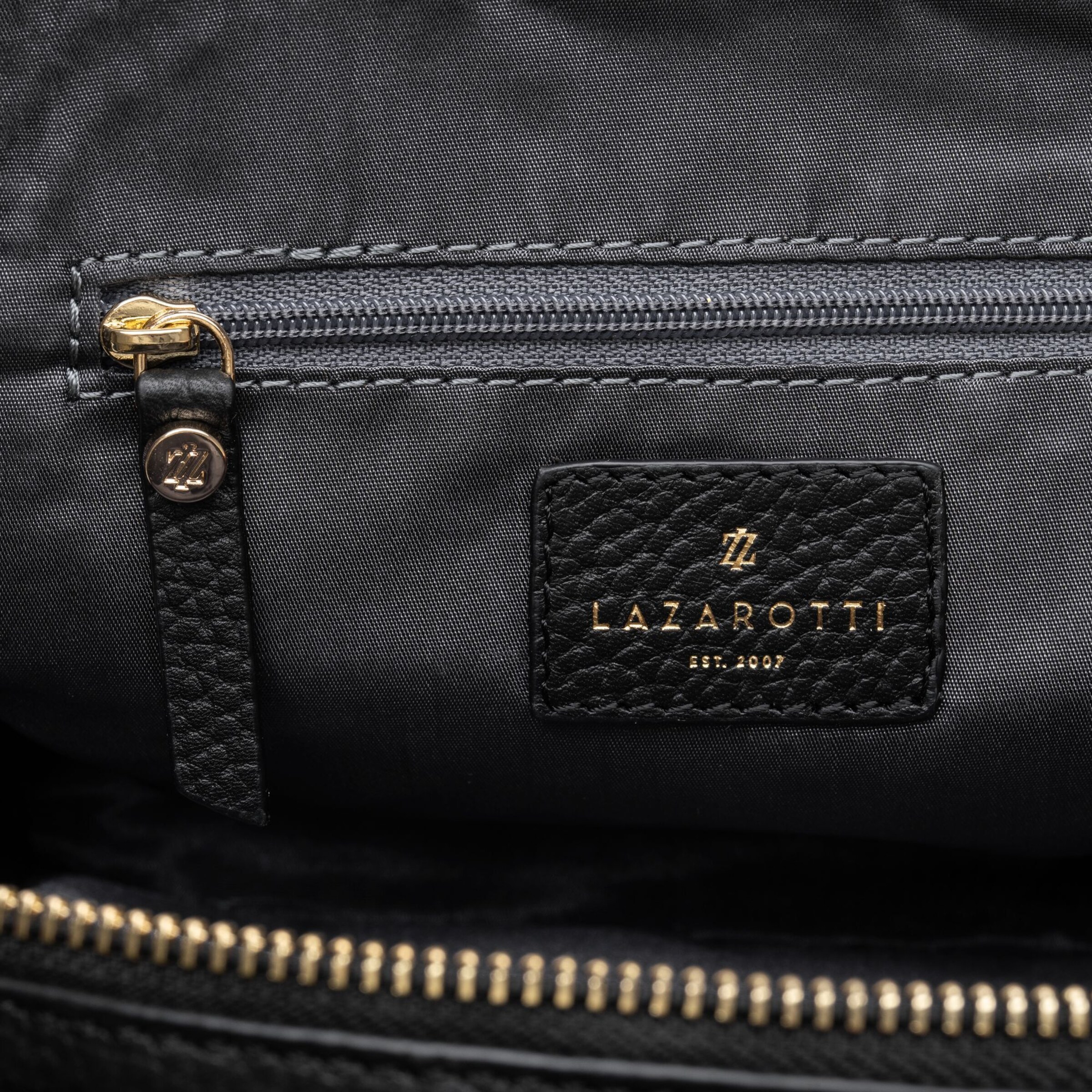 Lazarotti Handtas 'Bologna' in Zwart