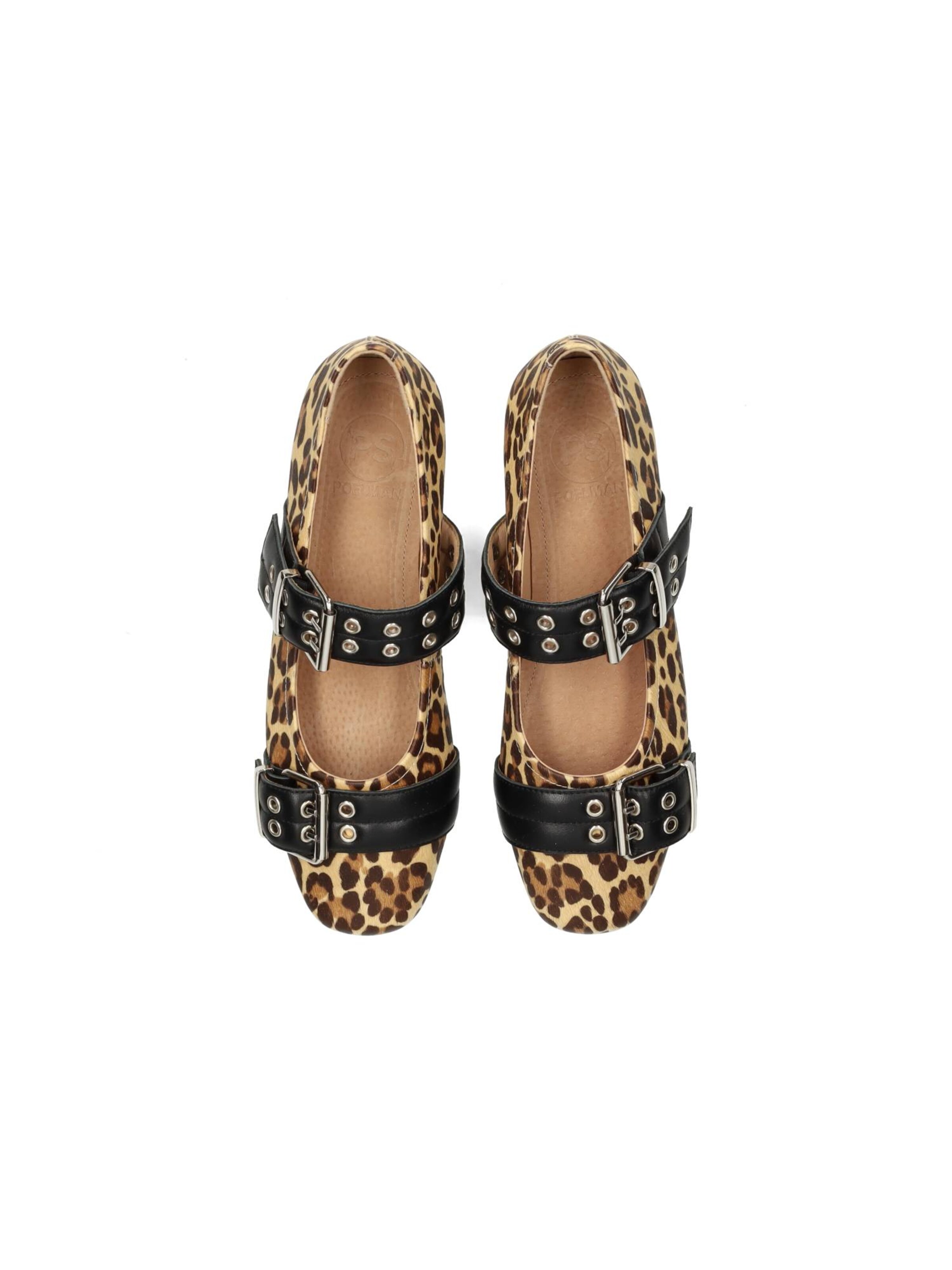 PS Poelman Ballerina 'LOVIS' in Schwarz