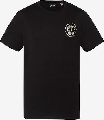 T-Shirt Schott NYC en noir : devant