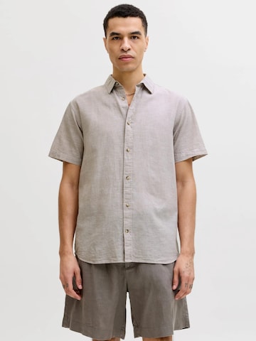 ruda JACK & JONES Standartinis modelis Marškiniai 'summer'