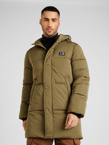 QS by s.Oliver Winter Coat in Green: front