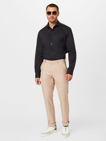 DRYKORN Comfort Fit Košeľa 'JEDDA' - Čierna