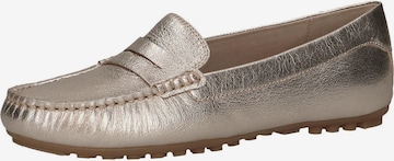 CAPRICE Moccasins in Gold: front