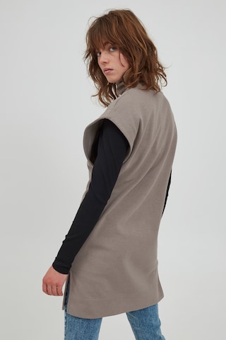 ICHI Stehkragenpullover 'IHJICINTA' in Beige