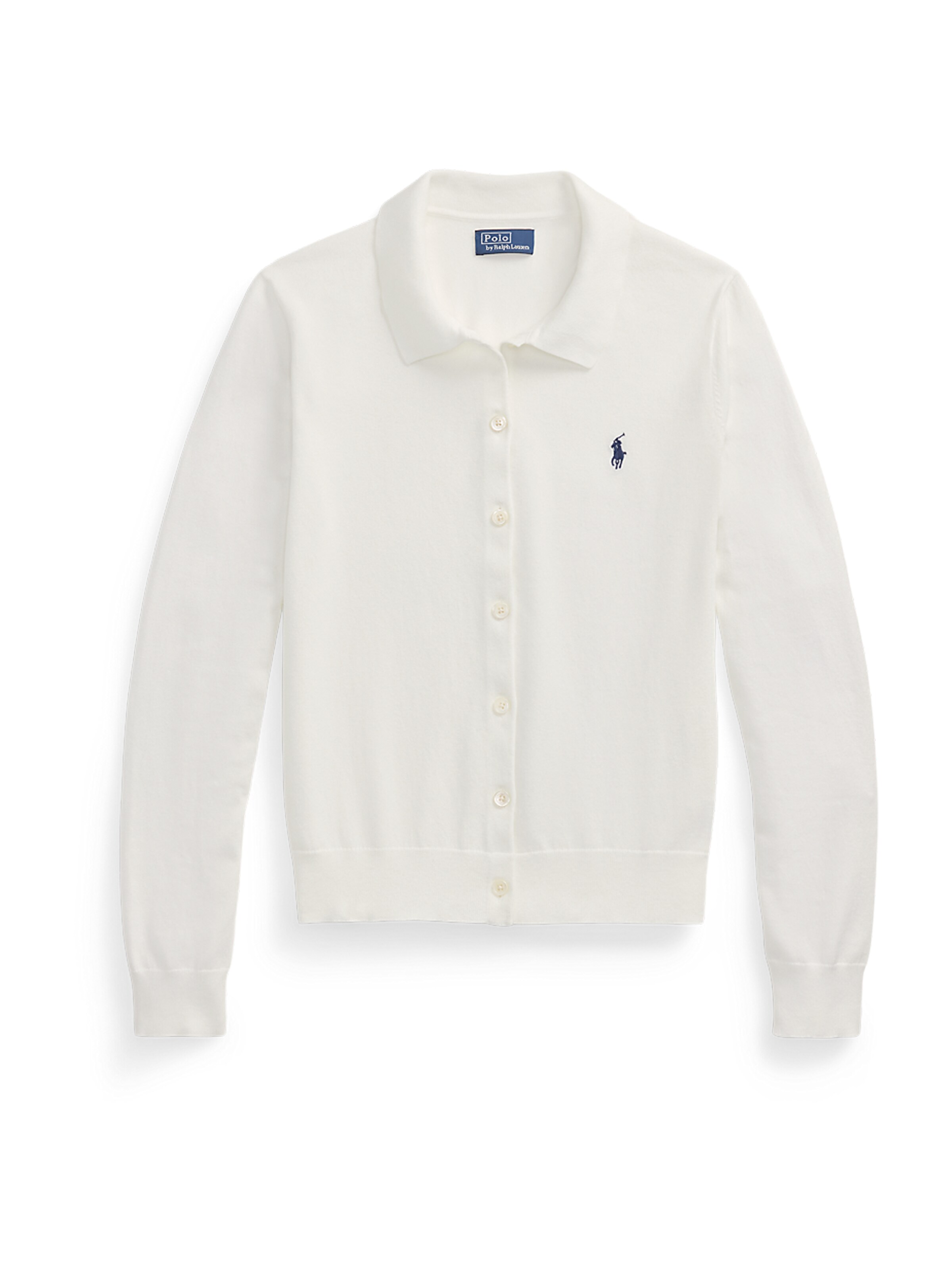 Polo Ralph Lauren - Casaco de malha em branco: frente