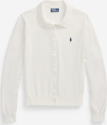 Geacă tricotată de la Polo Ralph Lauren pe alb: față