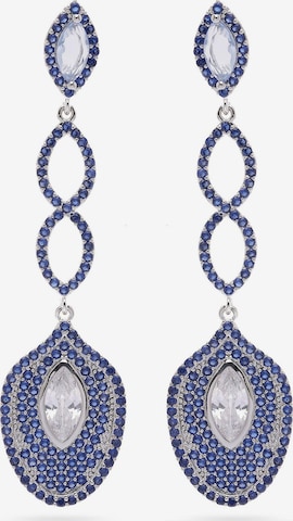 Boucles d'oreilles 'Romina' AVANT-GARDE PARIS en bleu : devant