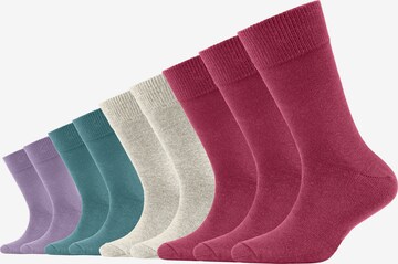 Chaussettes 'Torino' s.Oliver en beige : devant