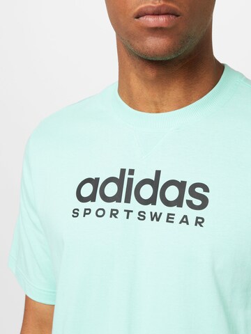 ADIDAS SPORTSWEAR - Camiseta funcional 'All Szn Graphic' en verde
