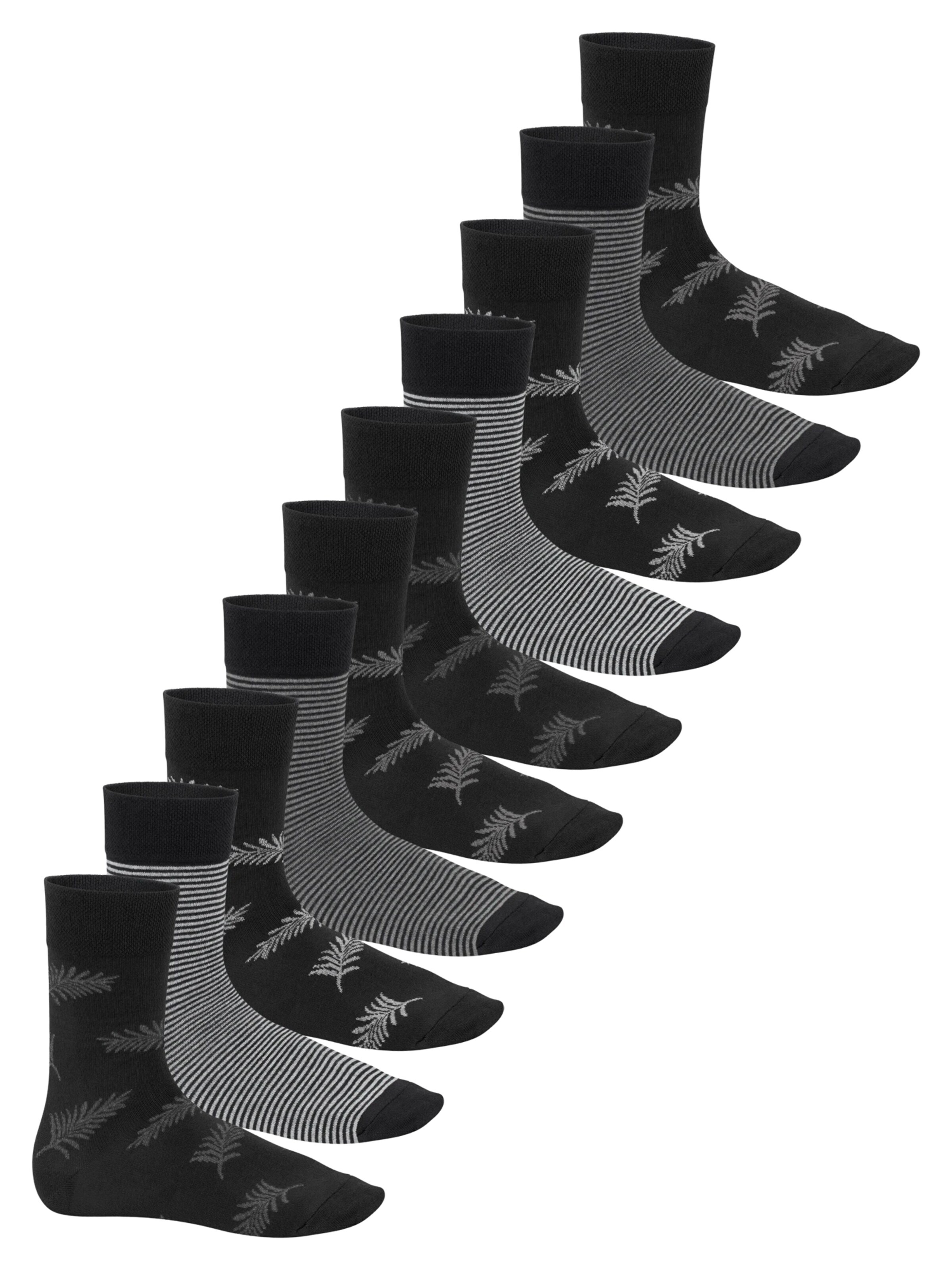 footstar Socks 'Modern' in Grey: front