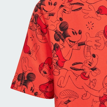 ADIDAS SPORTSWEAR Functioneel shirt 'Adidas x Disney Mickey Mouse' in Rood