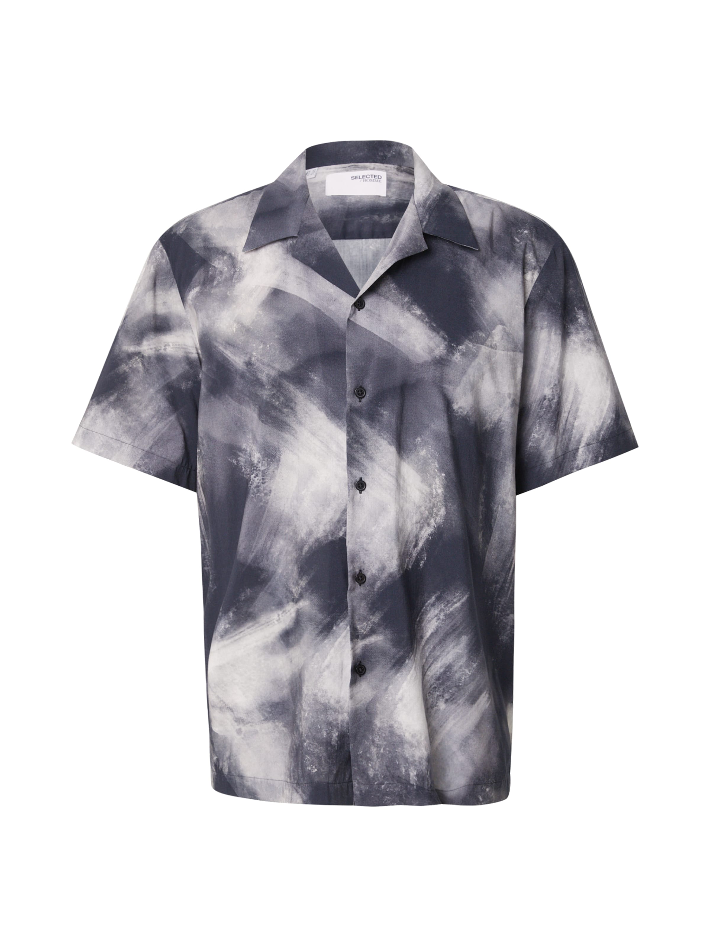 SELECTED Regular fit Πουκάμισο 'SLHREGAIR' σε μαύρο: μπροστά