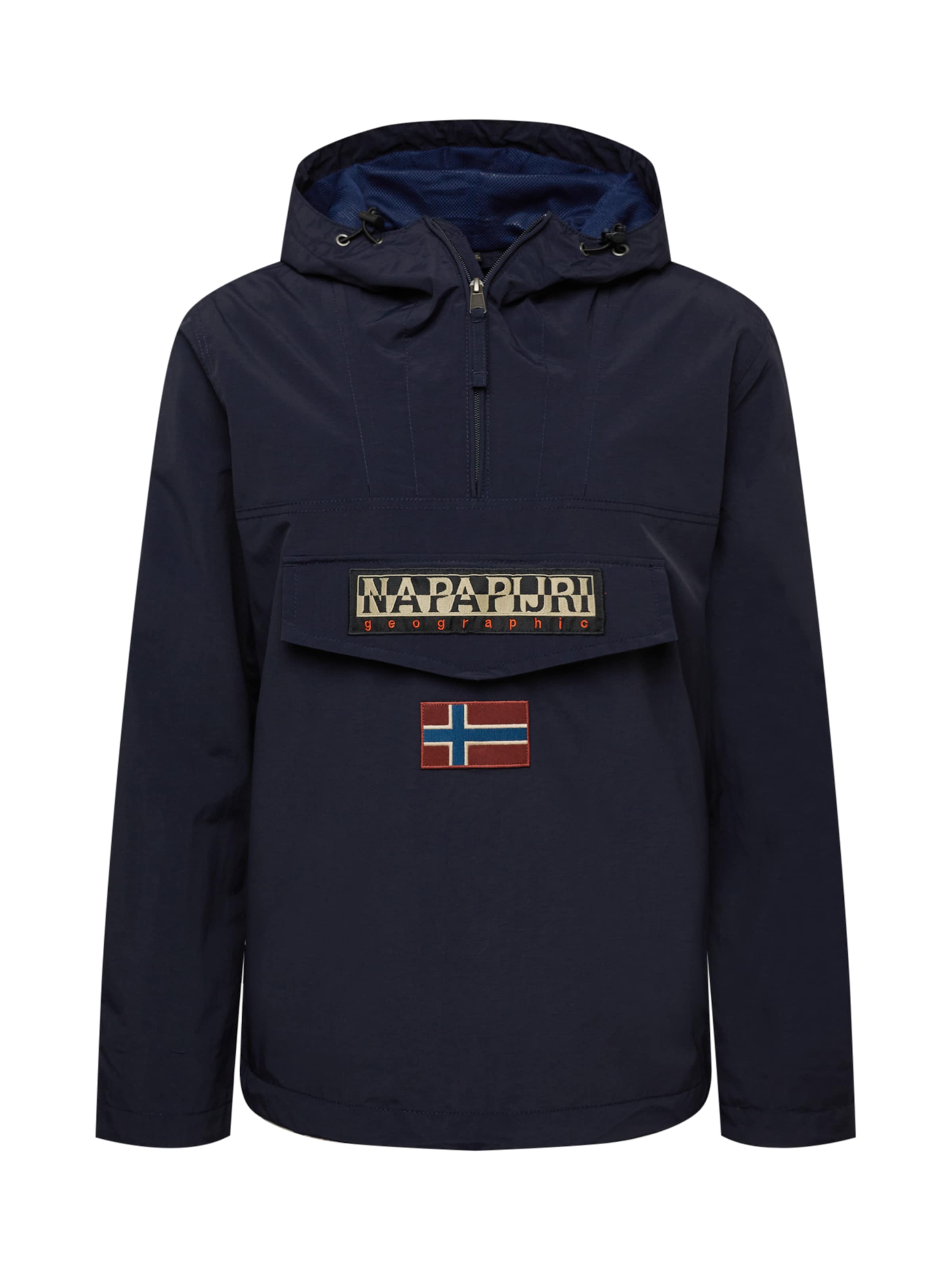 NAPAPIJRI Funktionsjacke 'RAINFOREST' in Blau: Vorderseite