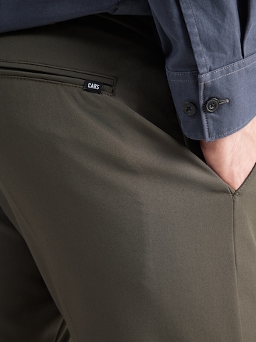 Cars Jeans Slim fit Pleated Pants 'DAXTON' in Green