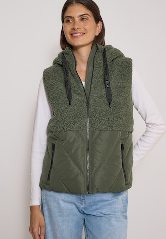 CECIL Vest in Green: front