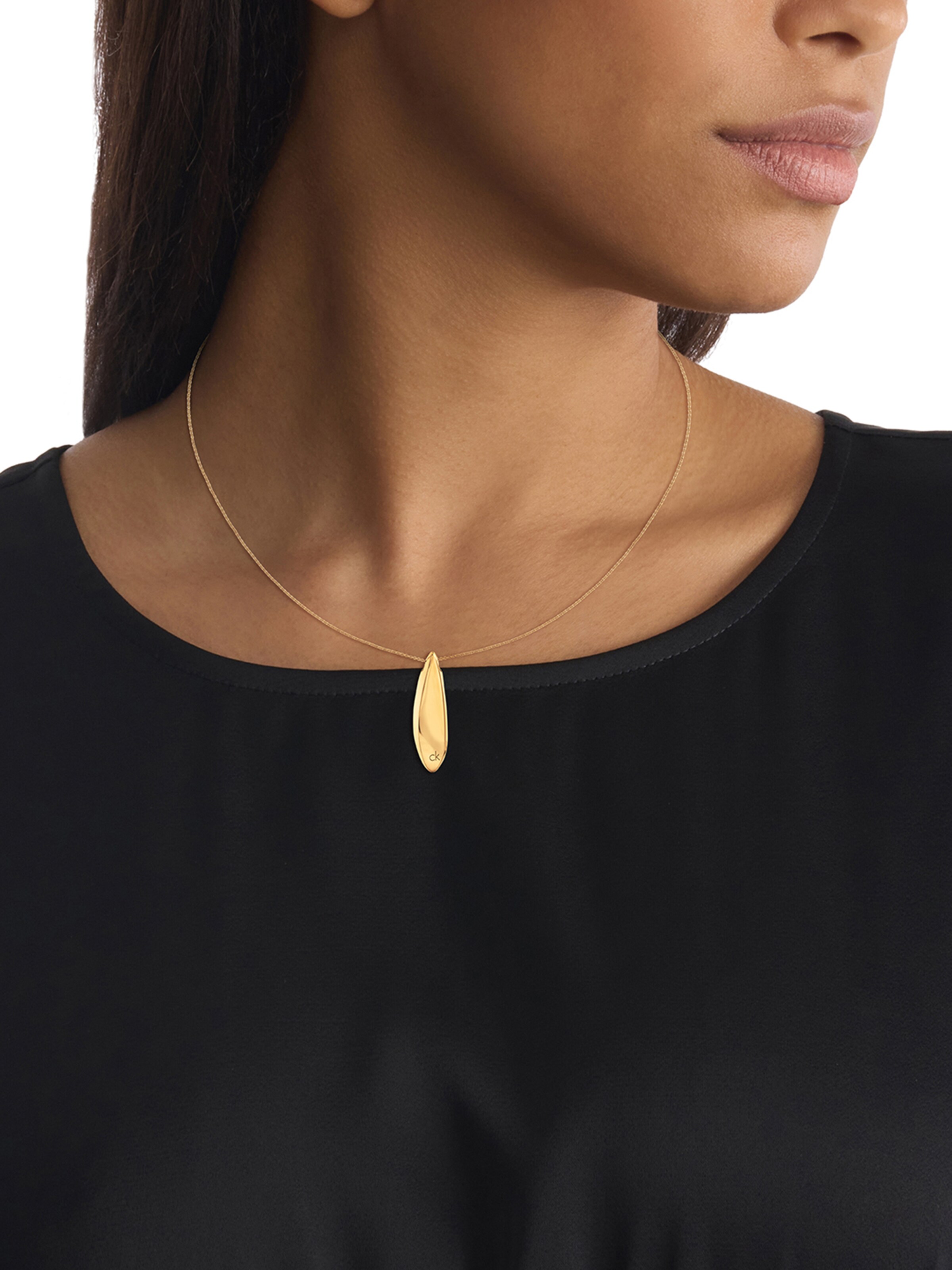 Calvin Klein Цепочка в Золотой: спереди