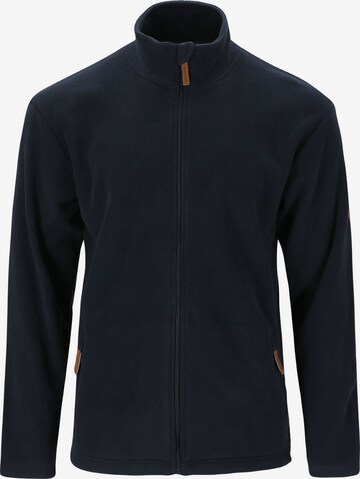 Gipfelglück Athletic Fleece Jacket 'Michl' in Blue: front