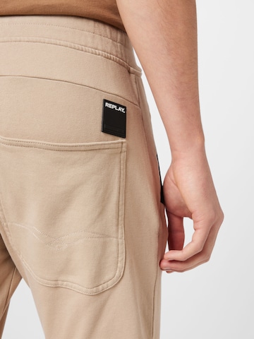 Tapered Pantaloni di REPLAY in beige