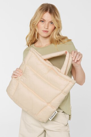 SENSES.THE LABEL Shopper in Beige: Vorderseite